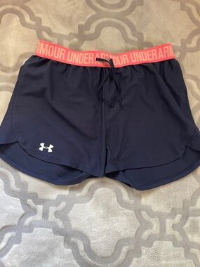 Under Armour Women's Athletic shorts hot pink navy